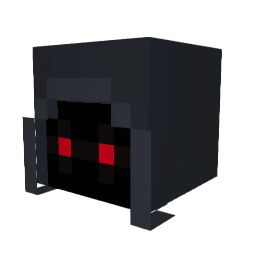 plutoinnit Minecraft avatar head, 3D render