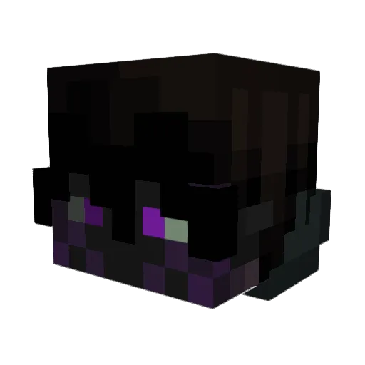 plutosmist Minecraft avatar head, 3D render