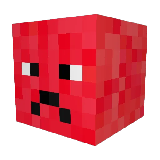 pluu21 Minecraft avatar head, 3D render