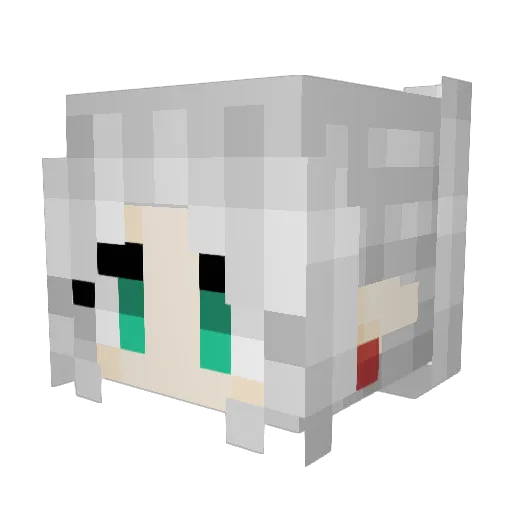 pluxury93 Minecraft avatar head, 3D render