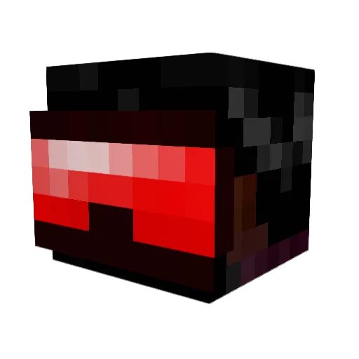 pmartn Minecraft avatar head, 3D render
