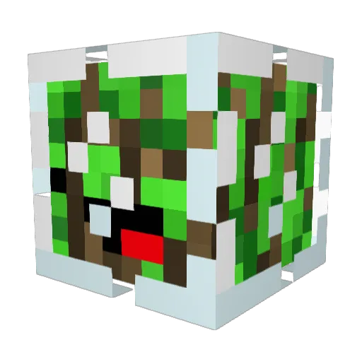 pmknspiced Minecraft avatar head, 3D render