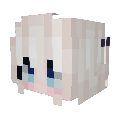pmno777 Minecraft avatar head, 3D render