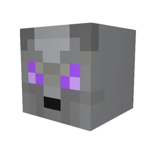 pmthecat Minecraft avatar head, 3D render