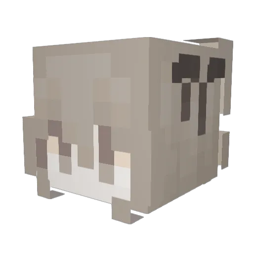 pmtrp Minecraft avatar head, 3D render
