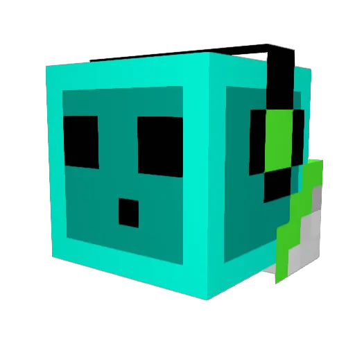 pmw007 Minecraft avatar head, 3D render
