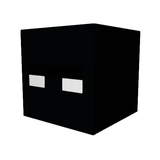 pn_0 Minecraft avatar head, 3D render