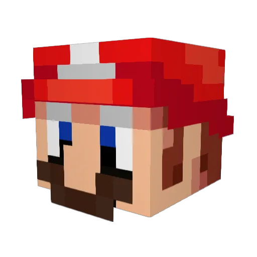 pneen Minecraft avatar head, 3D render