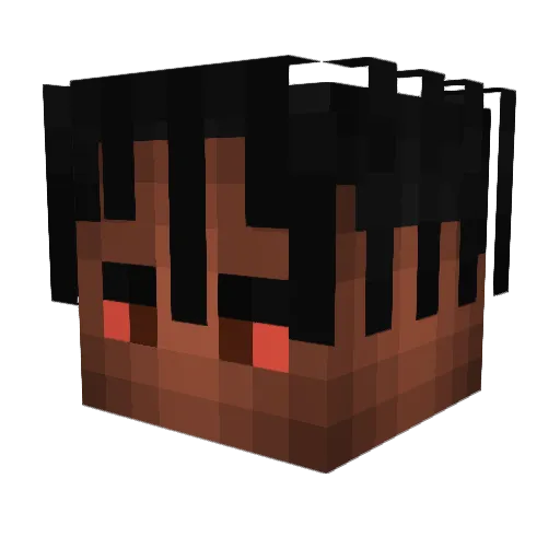 pnfreak Minecraft avatar head, 3D render