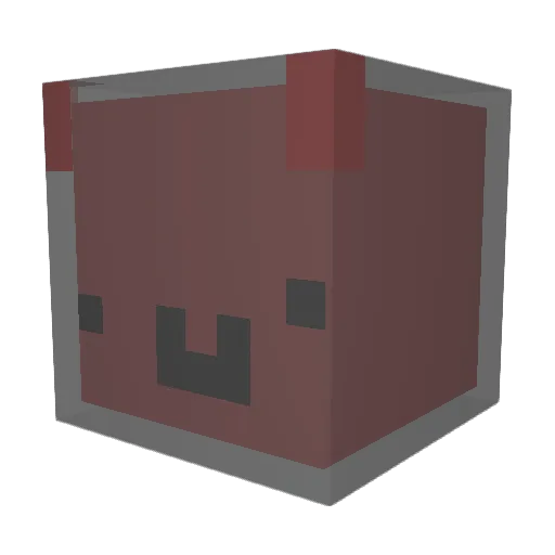 pngToball Minecraft avatar head, 3D render