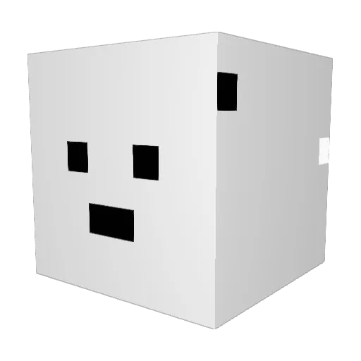 pnimal321 Minecraft avatar head, 3D render
