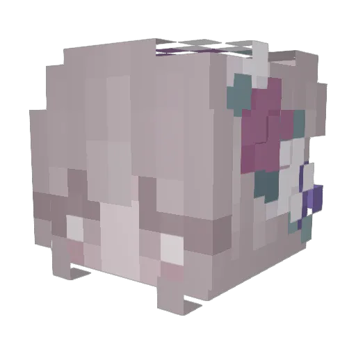 pntim1263 Minecraft avatar head, 3D render
