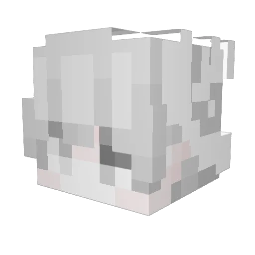 pnx638 Minecraft avatar head, 3D render