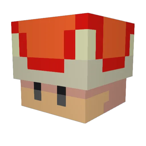 poc2 Minecraft avatar head, 3D render