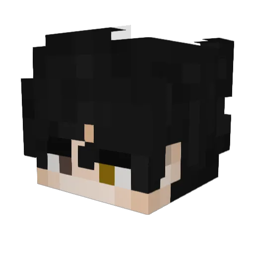 pocketchad Minecraft avatar head, 3D render