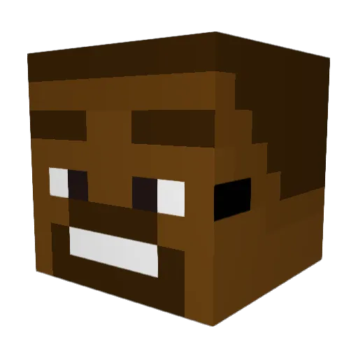 poconnor1213 Minecraft avatar head, 3D render
