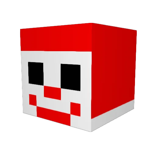 podo112 Minecraft avatar head, 3D render