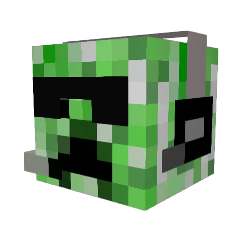 poem0202 Minecraft avatar head, 3D render