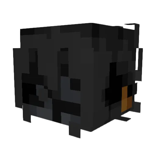 poetlore Minecraft avatar head, 3D render