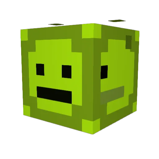 pofomos Minecraft avatar head, 3D render