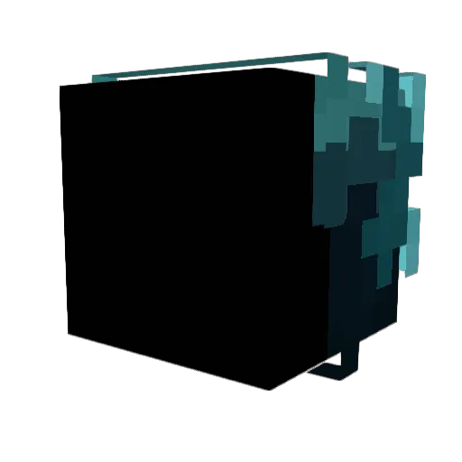 pogCD Minecraft avatar head, 3D render