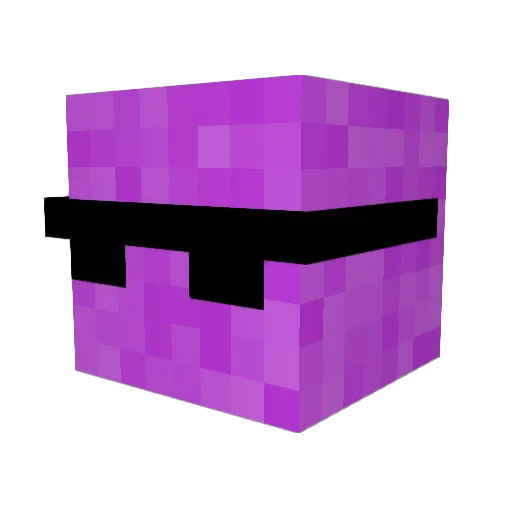 pog_gang Minecraft avatar head, 3D render