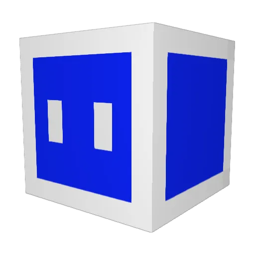 pogao Minecraft avatar head, 3D render