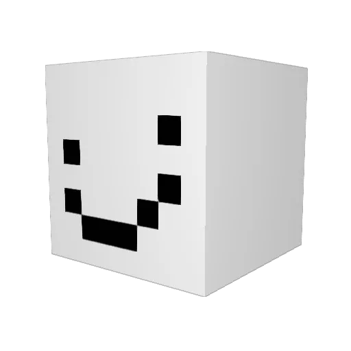 pogcat7 Minecraft avatar head, 3D render
