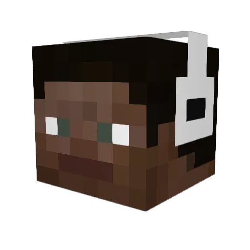 pogczman1 Minecraft avatar head, 3D render