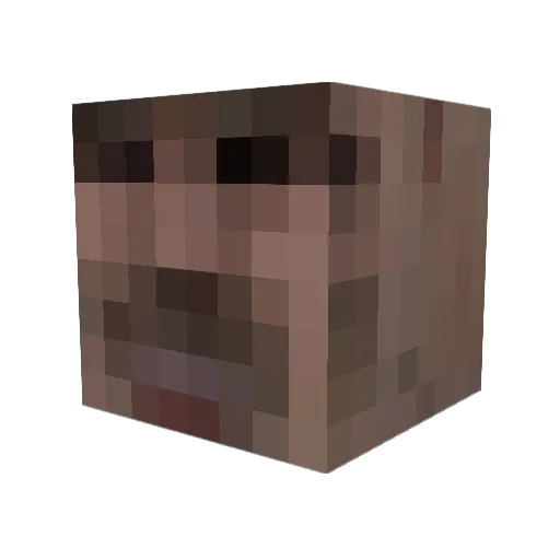 pogodevin Minecraft avatar head, 3D render