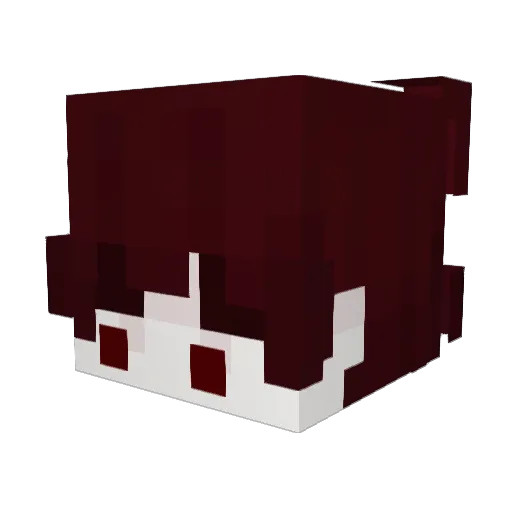 pogplaye Minecraft avatar head, 3D render