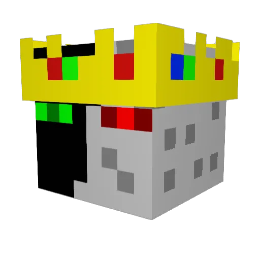 pogyboo Minecraft avatar head, 3D render