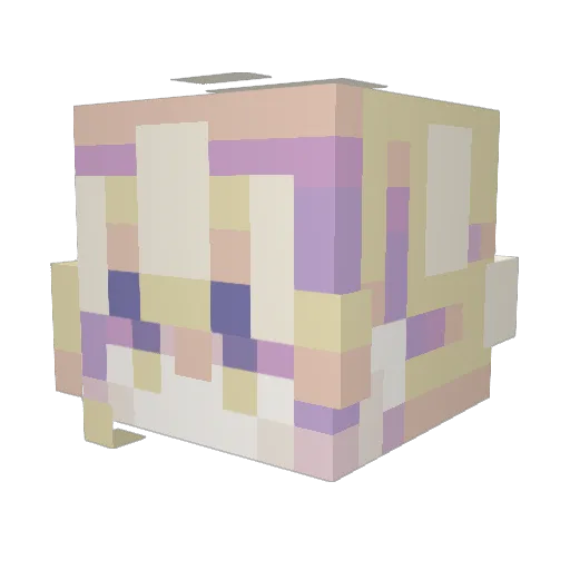 pogyoudeez Minecraft avatar head, 3D render