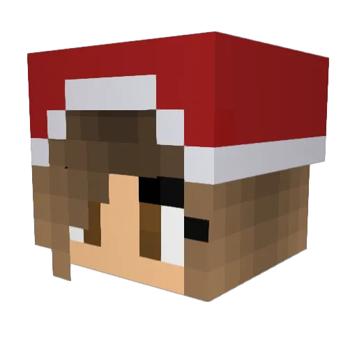 poiLily Minecraft avatar head, 3D render