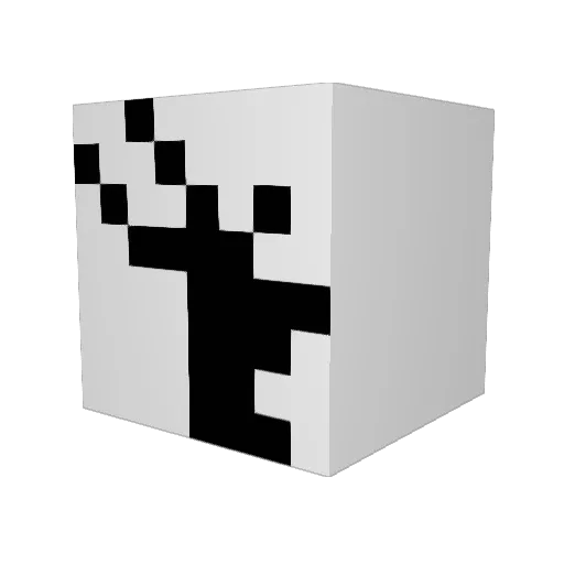 poiisyy Minecraft avatar head, 3D render
