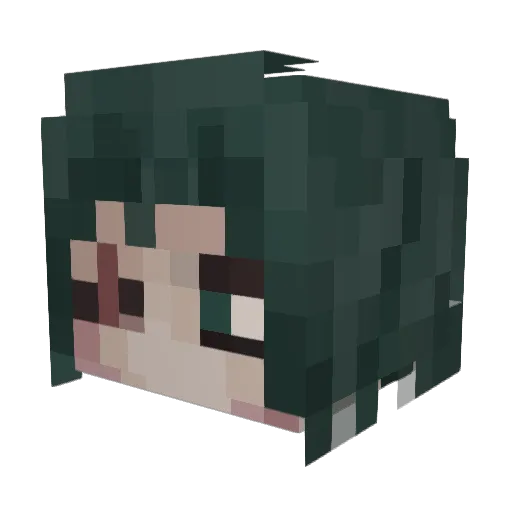 poijo18 Minecraft avatar head, 3D render