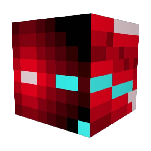 pointcrock Minecraft avatar head, 3D render