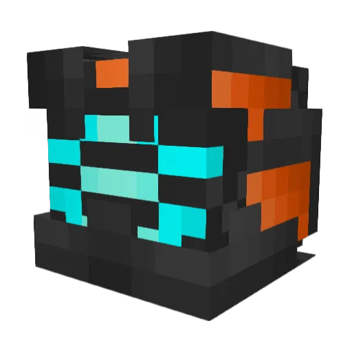pointman90 Minecraft avatar head, 3D render