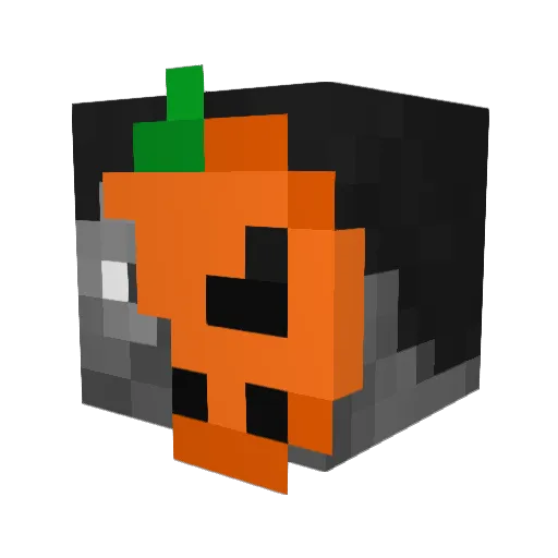 pointwest Minecraft avatar head, 3D render