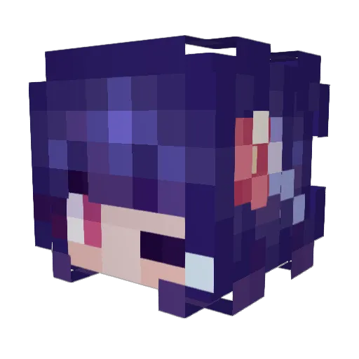 poipuffin Minecraft avatar head, 3D render