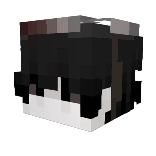 poisonlips Minecraft avatar head, 3D render