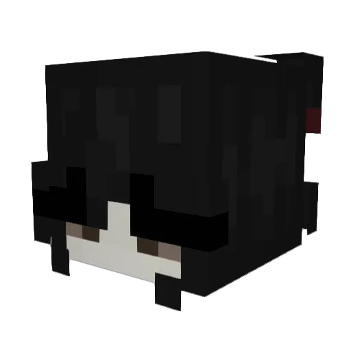 poisonprince Minecraft avatar head, 3D render