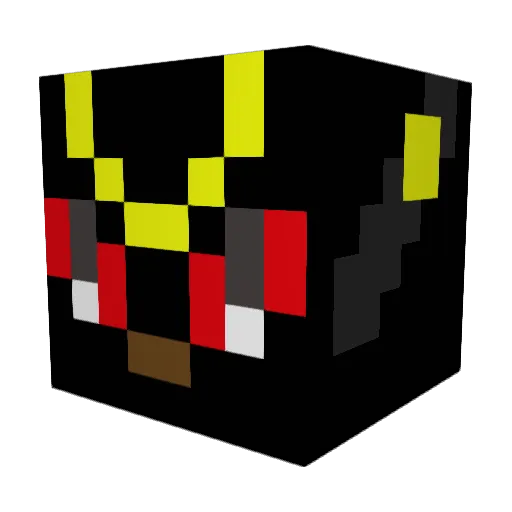 pokedREACH Minecraft avatar head, 3D render