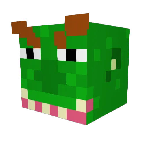 pokemonfricker27 Minecraft avatar head, 3D render