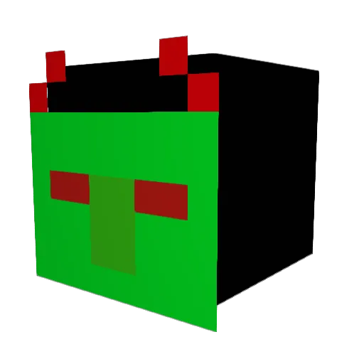 pokemonmaster901 Minecraft avatar head, 3D render