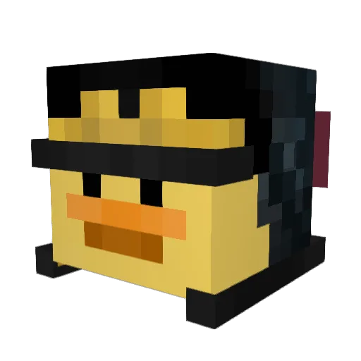pokersandwich Minecraft avatar head, 3D render