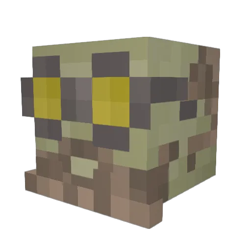 pokeyslayer Minecraft avatar head, 3D render