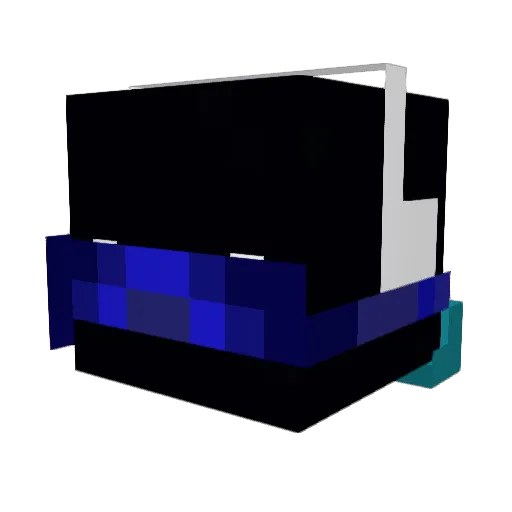 pokikids420 Minecraft avatar head, 3D render