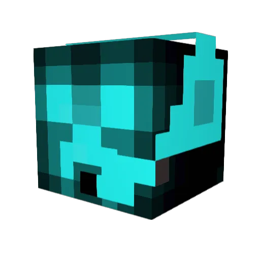 pokkop34 Minecraft avatar head, 3D render