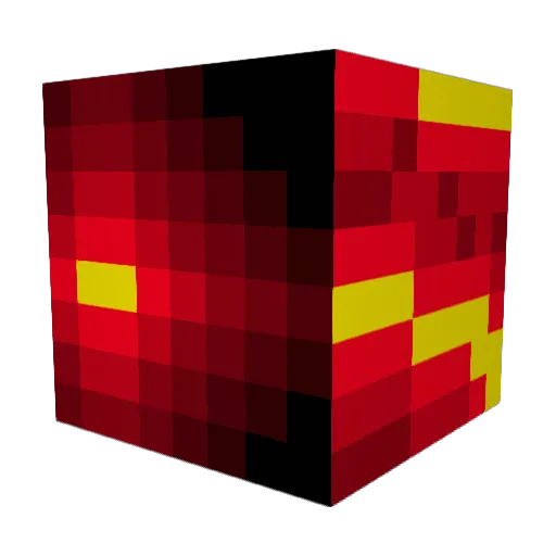 poklicka Minecraft avatar head, 3D render